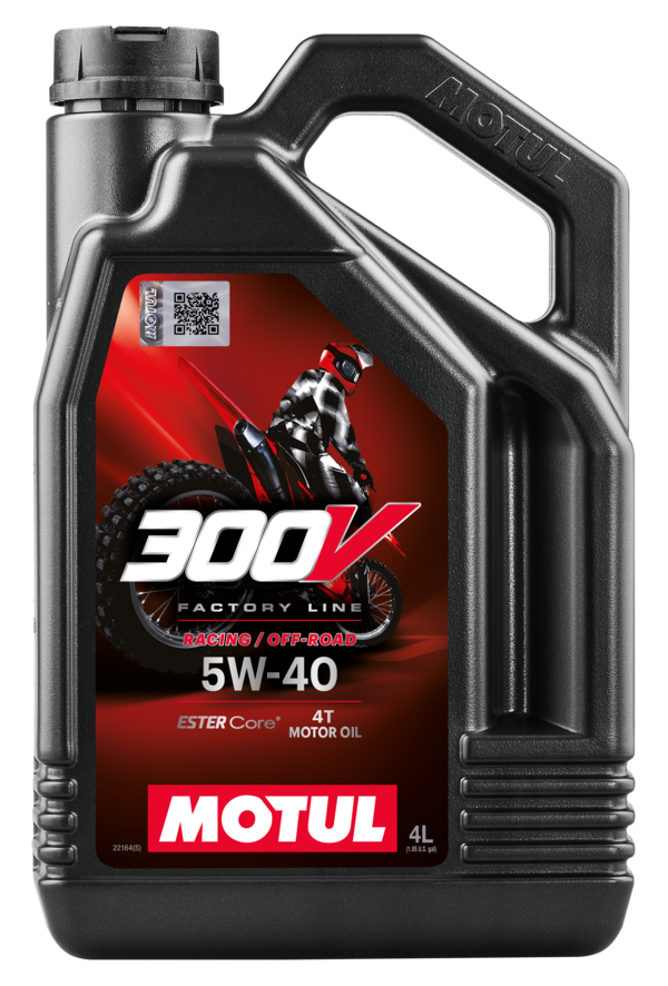 MOTUL 300V 5W-40 1L モーターオイル　5本セット MOTUL 300V FACTORY LINE OFF ROAD 5W-40 4T - Motul
